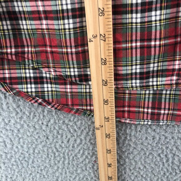 Ralph Lauren Denim & Supply Shirt Mens Extra Large Red Plaid Button Down Collar - Picture 8 of 9